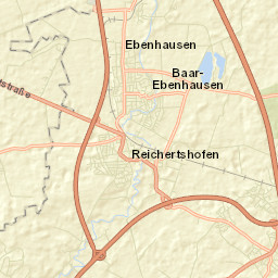 Reichertshofen Street Map