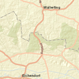 Wallerfing Street Map