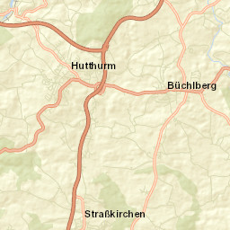 Büchlberg Street Map