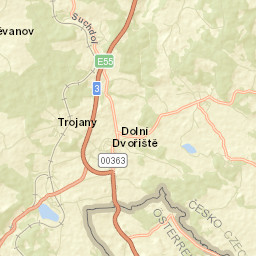 Dolní Dvořiště Street Map