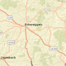 Schweiggers Street Map