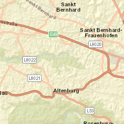 Altenburg Street Map
