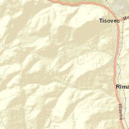 Tisovec Street Map