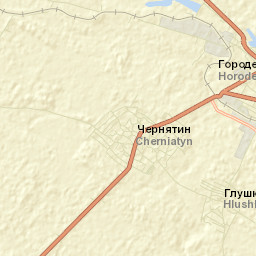 Chernyatyn Street Map