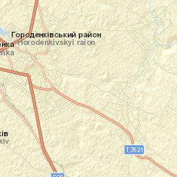 Horodenka Street Map