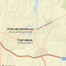 Novoarkhanhel’s’k Street Map