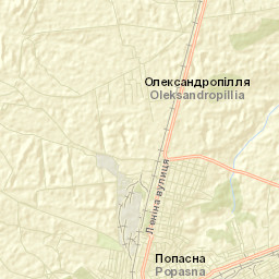 Popasna Street Map