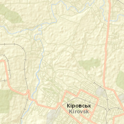 Kirovs’k Street Map