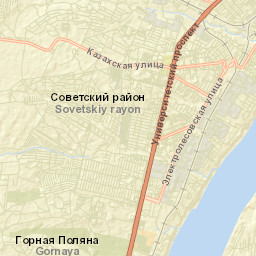 Sovetsky District Street Map