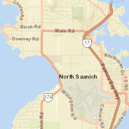 North Saanich Street Map