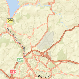 Morlaix Street Map