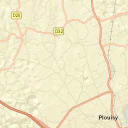 Plouisy Street Map