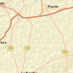 Plurien Street Map