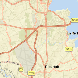 La Richardais Street Map