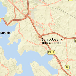 Saint-Jouan-des-Guérets Street Map