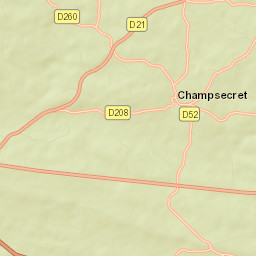 Champsecret Street Map