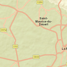 La Ferté-Macé Street Map