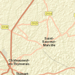 Châteauneuf-en-Thymerais Street Map