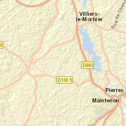 Pierres Street Map