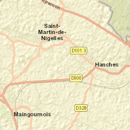 Hanches Street Map