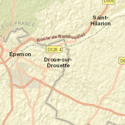 Épernon Street Map
