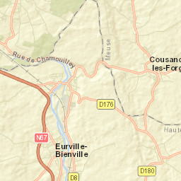 Eurville-Bienville Street Map