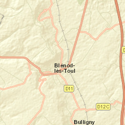 Blénod-lès-Toul Street Map