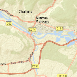 Pont-Saint-Vincent Street Map