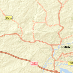 Lunéville Street Map