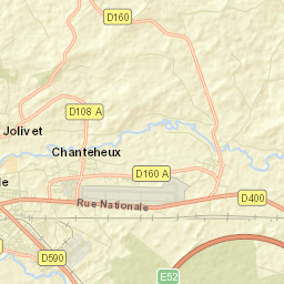 Chanteheux Street Map