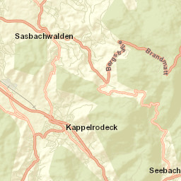Sasbachwalden Street Map