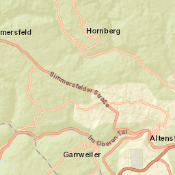 Altensteig Street Map