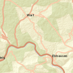 Ebhausen Street Map