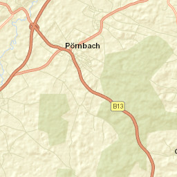 Pörnbach Street Map