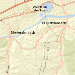 Wörth an der Isar Street Map
