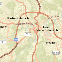 Zwettl Stadt Street Map