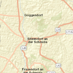 Sitzendorf an der Schmida Street Map