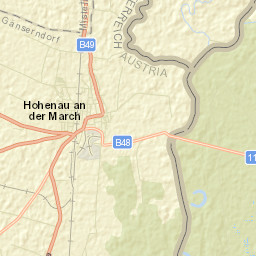 Hohenau Street Map