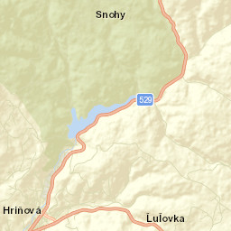 Hriňová Street Map