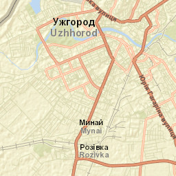Uzhgorod Street Map