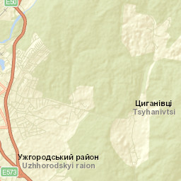 Uzhhorod Raion Street Map