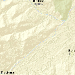 Bytkiv Street Map