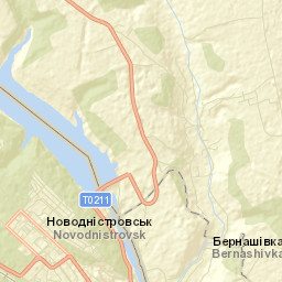 Novodnistrovs’k Street Map