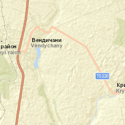 Vendychany Street Map