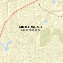 Oleksandriys’ke Street Map