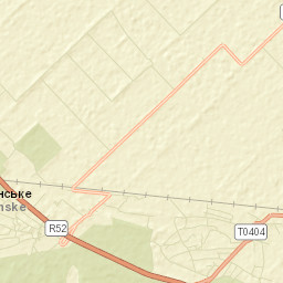 Partyzans’ke Street Map