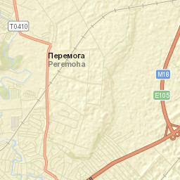 Pidhorodne Street Map