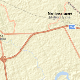 Melioratyvne Street Map