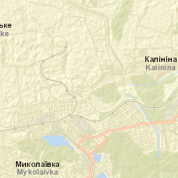 Chasiv Yar Street Map