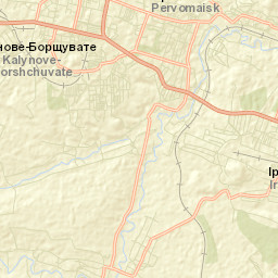 Pervomays’k Street Map